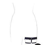 Le Désir Celeste Elastic Lace Garter - One Size