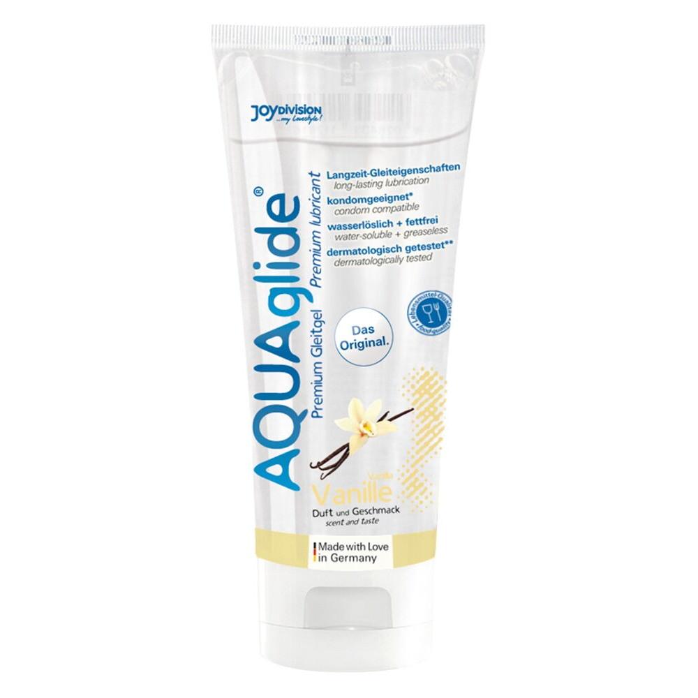 AQUAglide Glidemiddel med smak av Vanilje 100 ml