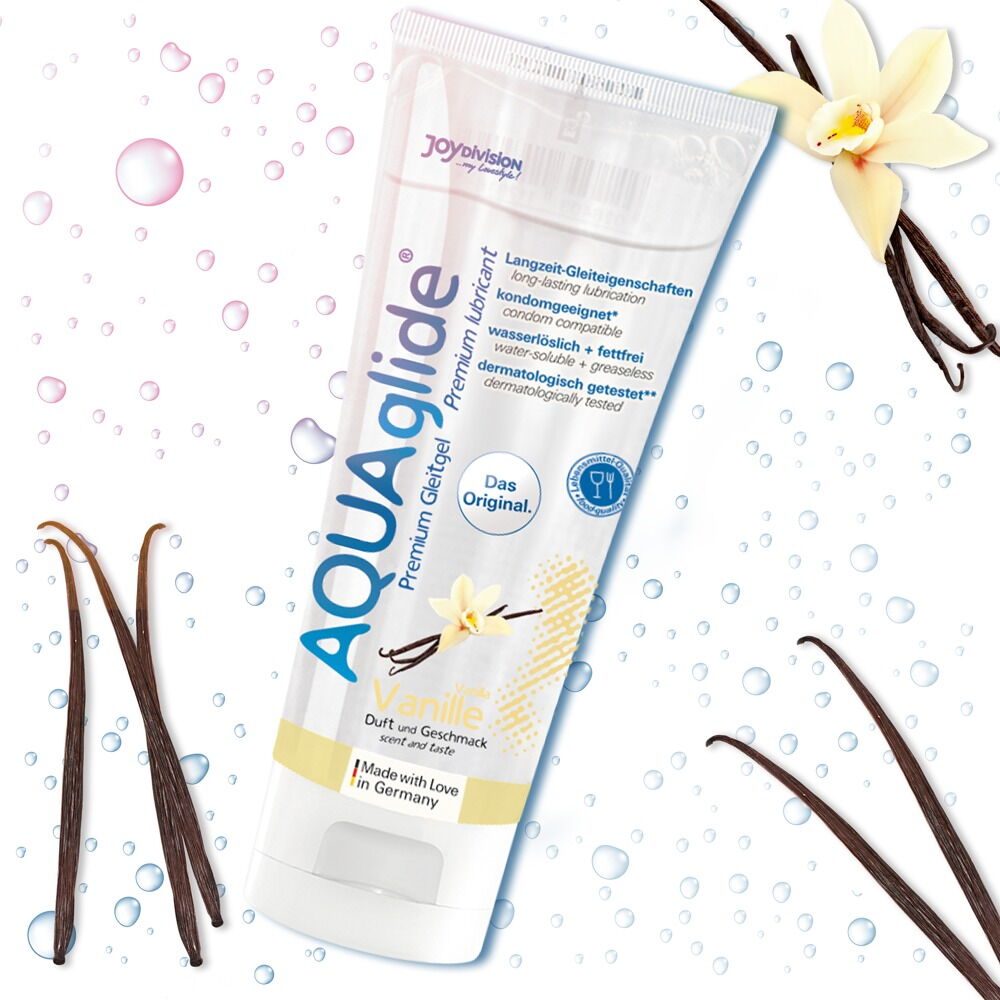 AQUAglide Glidemiddel med smak av Vanilje 100 ml