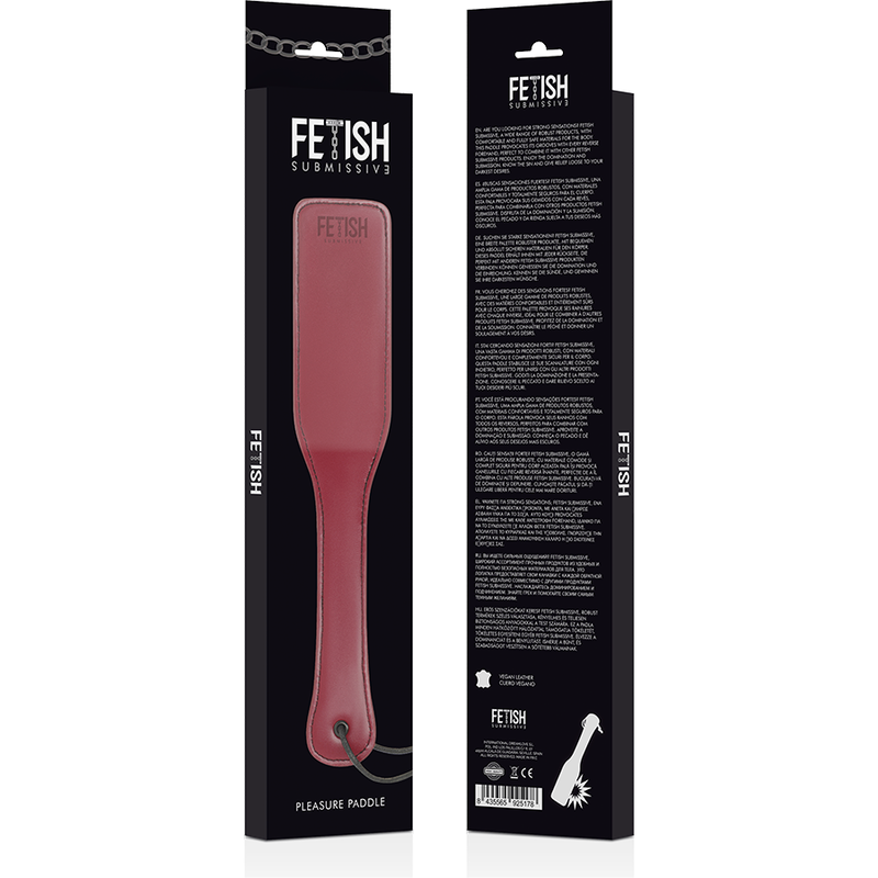 Fetish Submissive Plesure Paddle  Red
