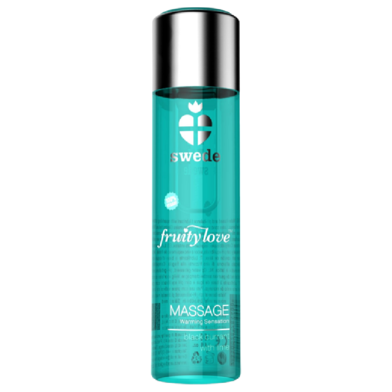 SWEDE Fruity Love Warming Effect Massage Oil Black Currant and Lime
