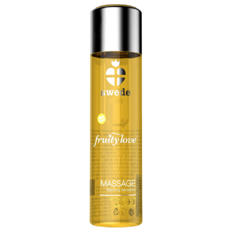 SWEDE Fruity Love Warming Effect Massage Oil Tropical Fruity With Honey
