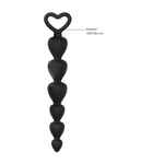 Anal Beads Hjerter i Silikon
