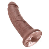 King Cock Dildo 8 Inch Brown