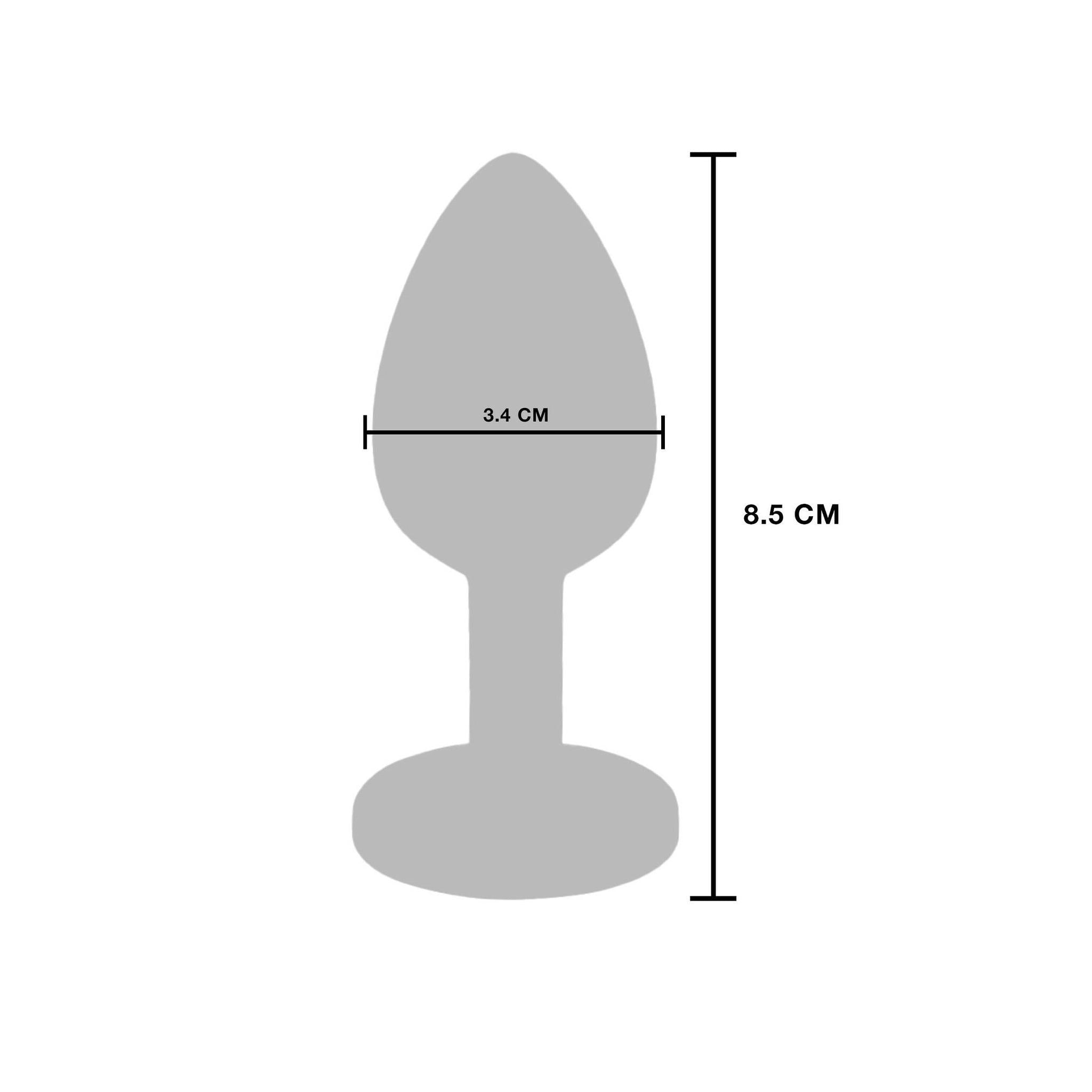 The Glider Metall Plugg med vibrasjon - M