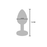 The Glider Metall Plugg med vibrasjon - S