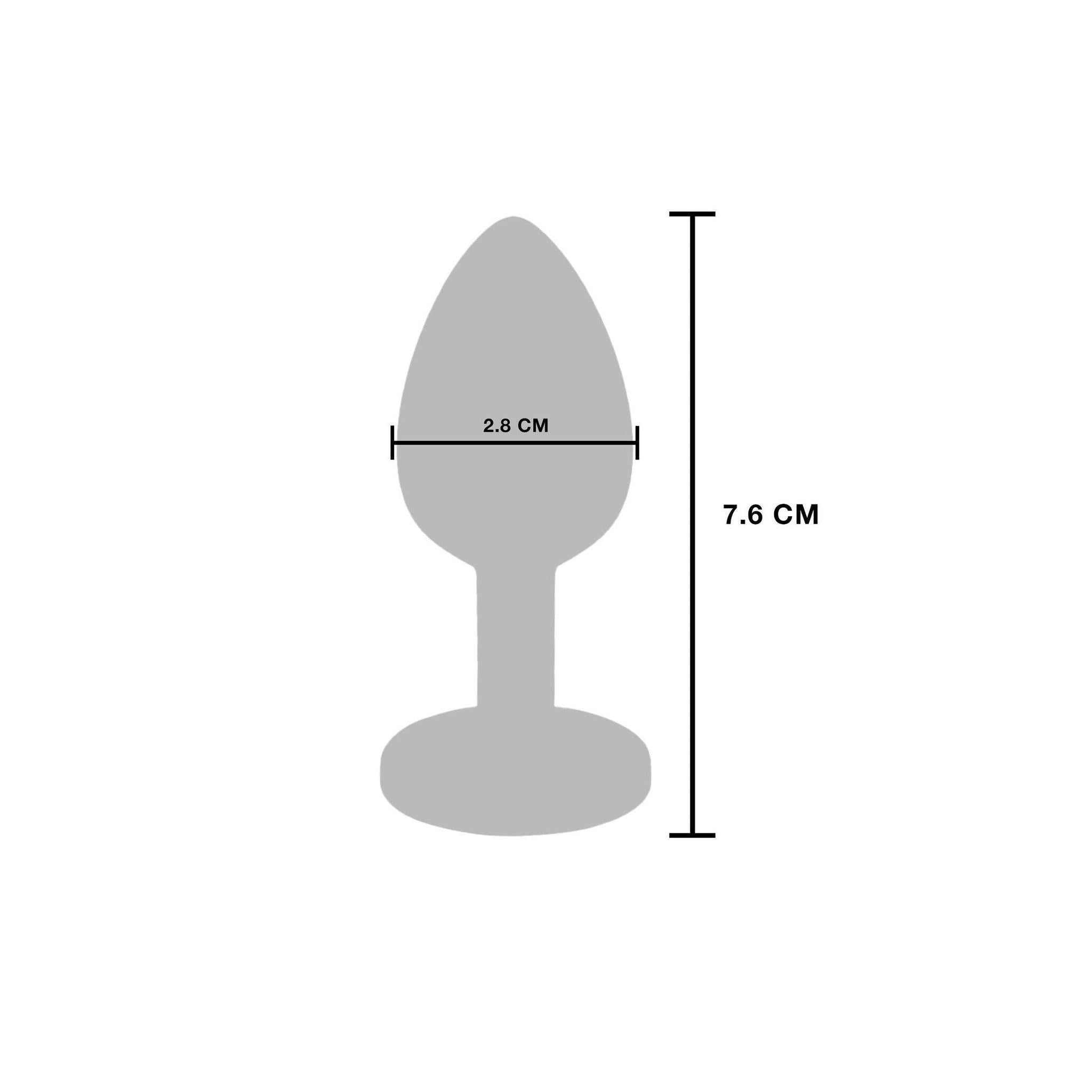 The Glider Metall Plugg med vibrasjon - S