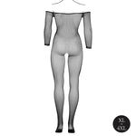 Le Désir Forførende Bodystocking med Off Shoulder-design - Pluz Size