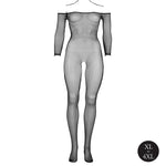 Le Désir Forførende Bodystocking med Off Shoulder-design - Pluz Size