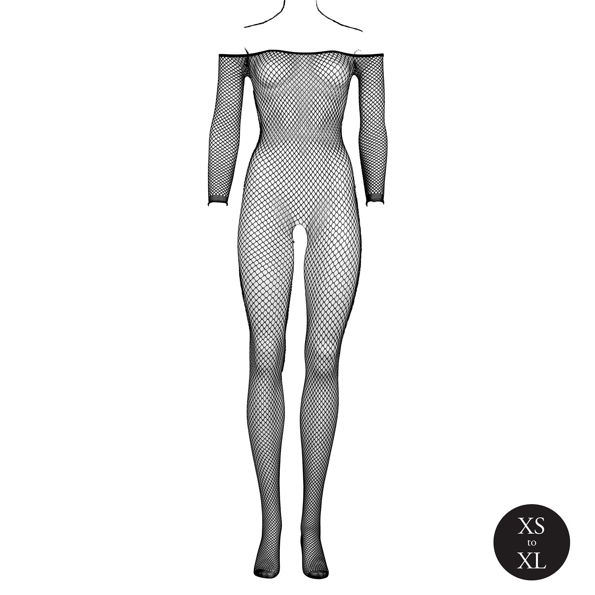 Le Désir Forførende Bodystocking med Off Shoulder-design - One Size