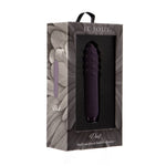 Lilla Je Joue Duet bullet vibrator i åpen eske, med teksturert og glatt silikonoverflate.