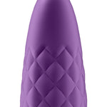 Lilla Satisfyer Ultra Power Bullet 5 klitorisvibrator i medisinsk silikon med quiltet design.