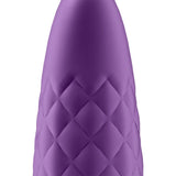 Lilla Satisfyer Ultra Power Bullet 5 klitorisvibrator i medisinsk silikon med quiltet design.