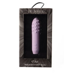 Lilla Je Joue Duet bulletvibrator i silikon med teksturert tupp og kontrollknapper, i elegant eske.