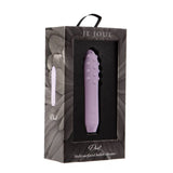 Lilla Je Joue Duet bullet vibrator i eske, med teksturert tupp og kontrollknapper.