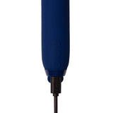 Dyp blå Je Joue Vita Bullet vibrator med tre kontrollknapper og USB-ladeport.
