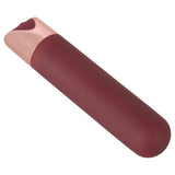 Mørkerød, silkemyk bullet-vibrator med elegant rosegull-detalj og avrundet tupp.
