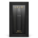 LELO Mia 3 sort klitorisvibrator i elegant svart emballasje med gullfarget logo og tekst.
