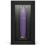 LELO Mia 3 klitorisvibrator i lilla, vist i en svart eske med LELO-logo.
