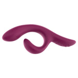 We-Vibe Nova 2 rabbitvibrator i mørk lilla silikon med fleksibel, ergonomisk design og kaninører.