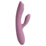 Trysta Neo rabbitvibrator i lilla silikon med G-punkt massasjekule og klitorisstimulator.