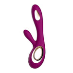 LELO Soraya Wave Lilla rabbitvibrator i silkemyk silikon med gullfargede detaljer.