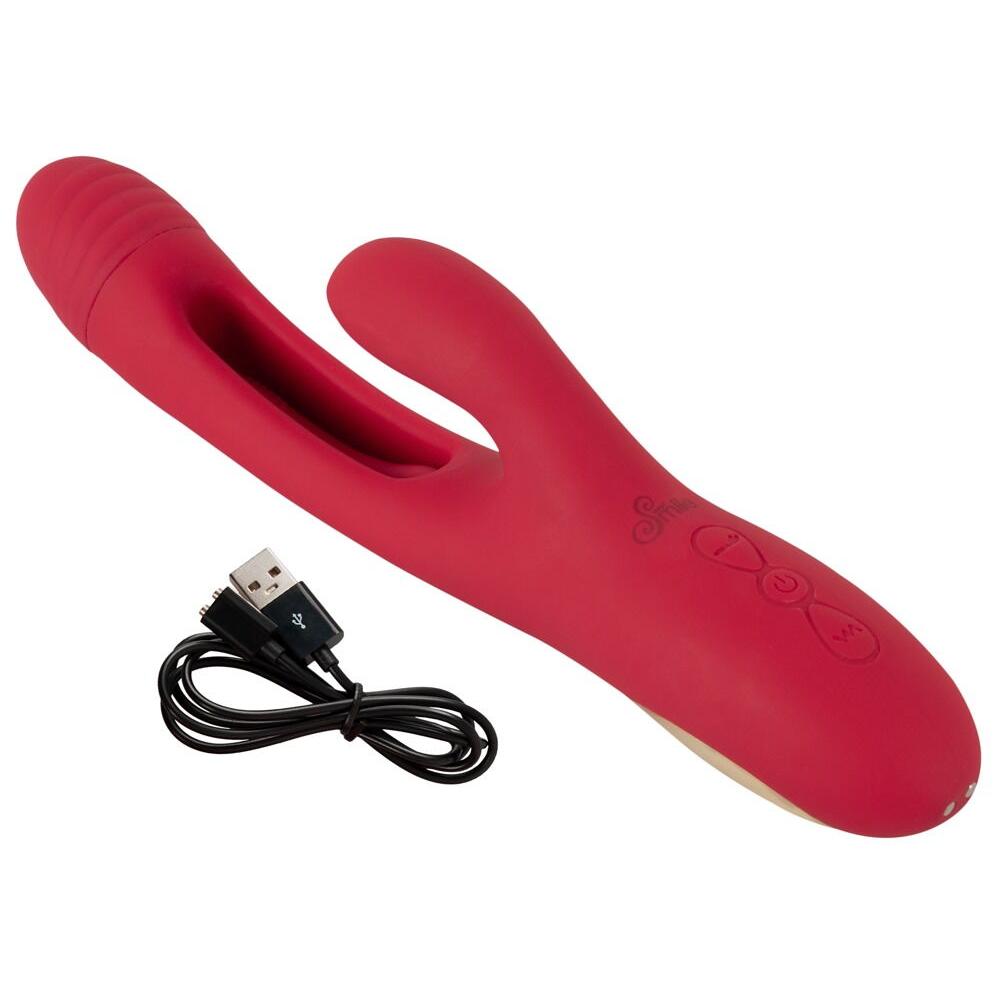 Rabbitvibrator med G-Punktstimulering og Slikkende Tunge Funksjon