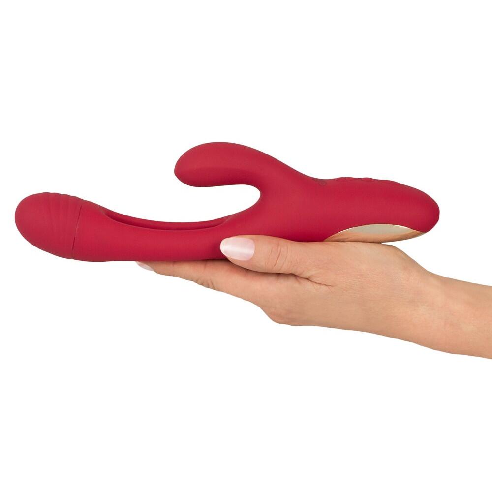 Rabbitvibrator med G-Punktstimulering og Slikkende Tunge Funksjon