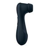 Svart Satisfyer Pro 2 Generasjon 3 luftpulsvibrator i silkemyk silikon med ergonomisk design.