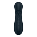 Svart Satisfyer Pro 2 Generation 3 luftpulsvibrator i silkemyk silikon med ergonomisk design og kontrollknapper.