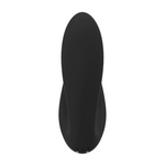 Svart, ergonomisk vibrator i medisinsk silikon med buet tupp for G-punkt og Sonic Pulse-teknologi.