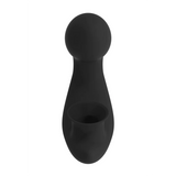 Svart, matt silikon vibrator med G-punktstimulering og Sonic Pulse-teknologi.