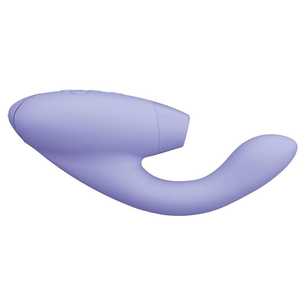 Womanizer DUO 2 lilla rabbitvibrator med Pleasure Air-teknologi og G-punktstimulering.