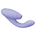 Womanizer DUO 2 lilla silikon rabbitvibrator med Pleasure Air teknologi og G-punktstimulering.