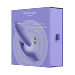 Womanizer Duo 2 lilla rabbitvibrator med Pleasure Air-teknologi og G-punktstimulering i lilla eske.