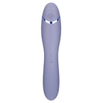 Womanizer OG G-punktvibrator i lilla silikon med Pleasure Air-teknologi og metallisk detalj.