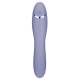 Womanizer OG G-punktvibrator i lilla silikon med Pleasure Air-teknologi og metallisk detalj.