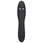 Womanizer OG i sort silikon med sølvdetaljer og Pleasure Air-teknologi.