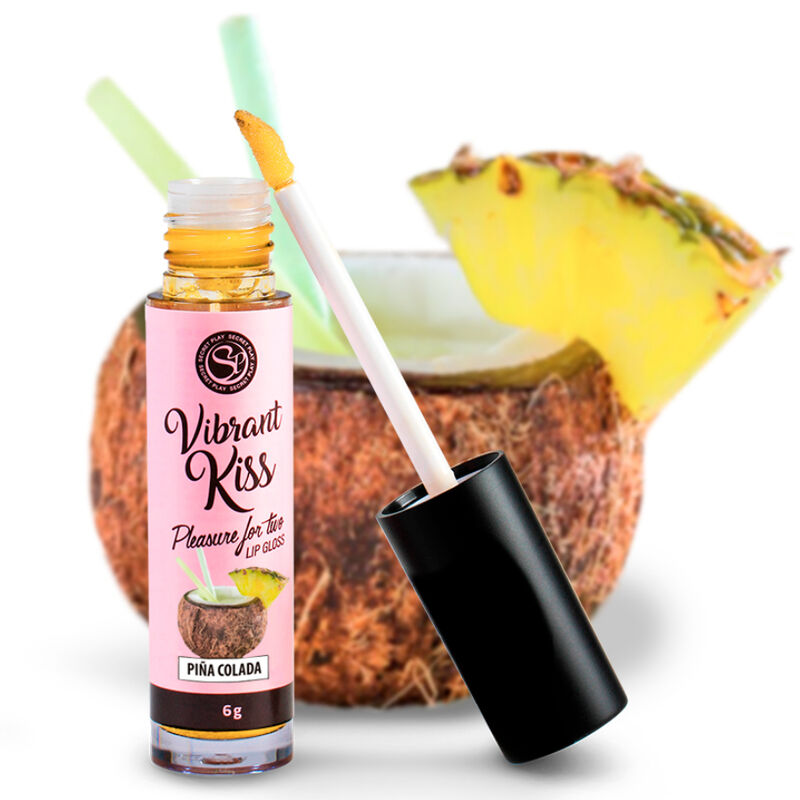 LipGloss Vibrant Kiss Piña Colada fra Secret Play