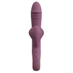 Slim Triple Rabbitvibrator - Plum