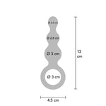 The Stuffer 3-Balls Silikon AnalPlugg fra Buttocks
