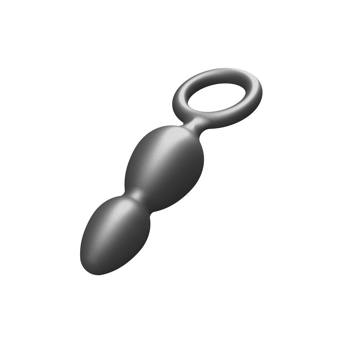The Plugger 2-Balls Silikon AnalPlugg fra Buttocks