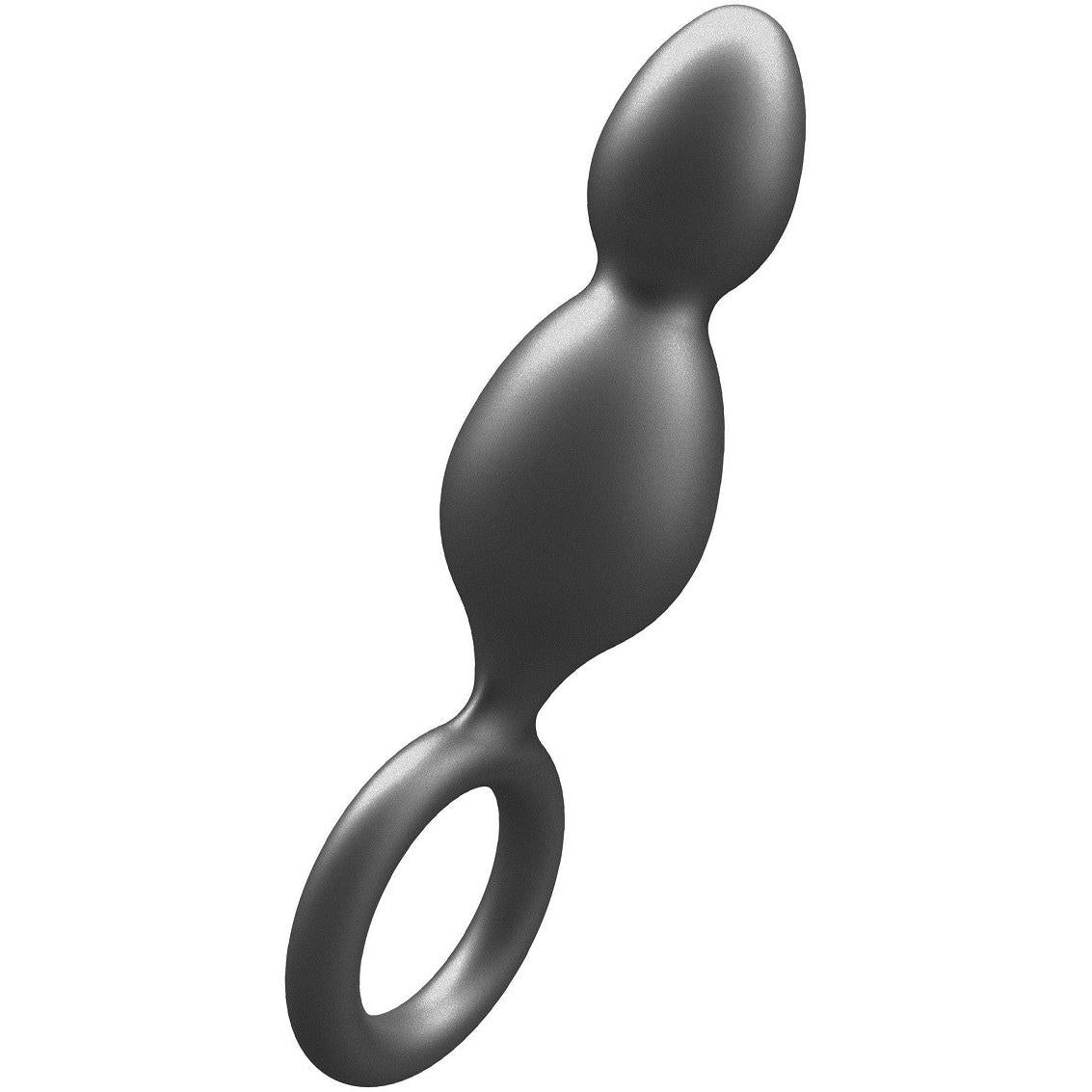 The Plugger 2-Balls Silikon AnalPlugg fra Buttocks