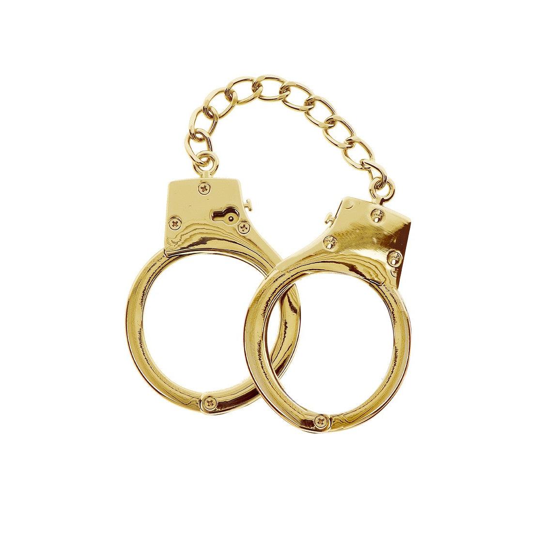 Taboom Bondage in Luxury Gold Plated BDSM Handcuffs