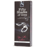 Fifty Shades of Grey - You Are Mine Metal Handcuffs
