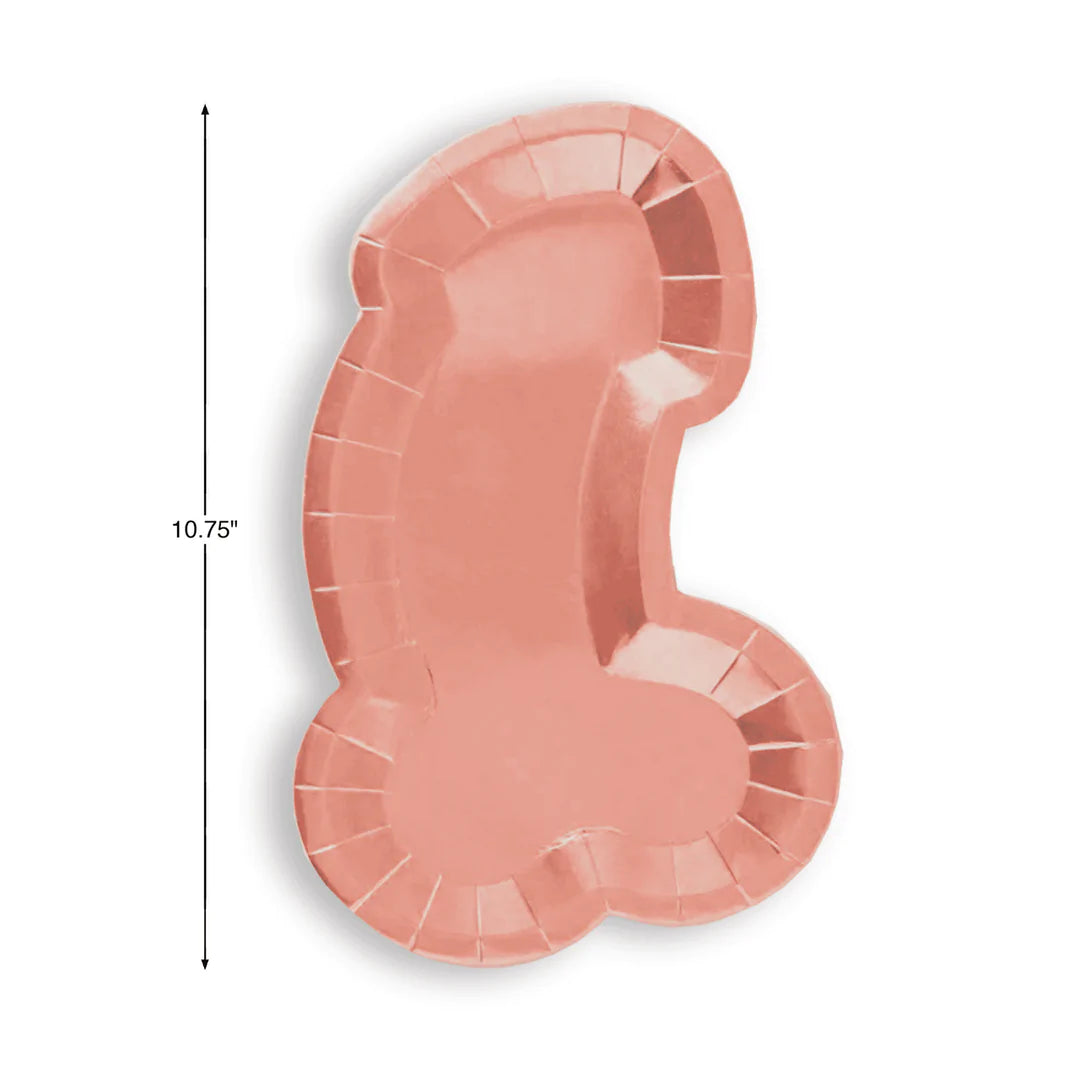 Penis Tallerken i RoseGull