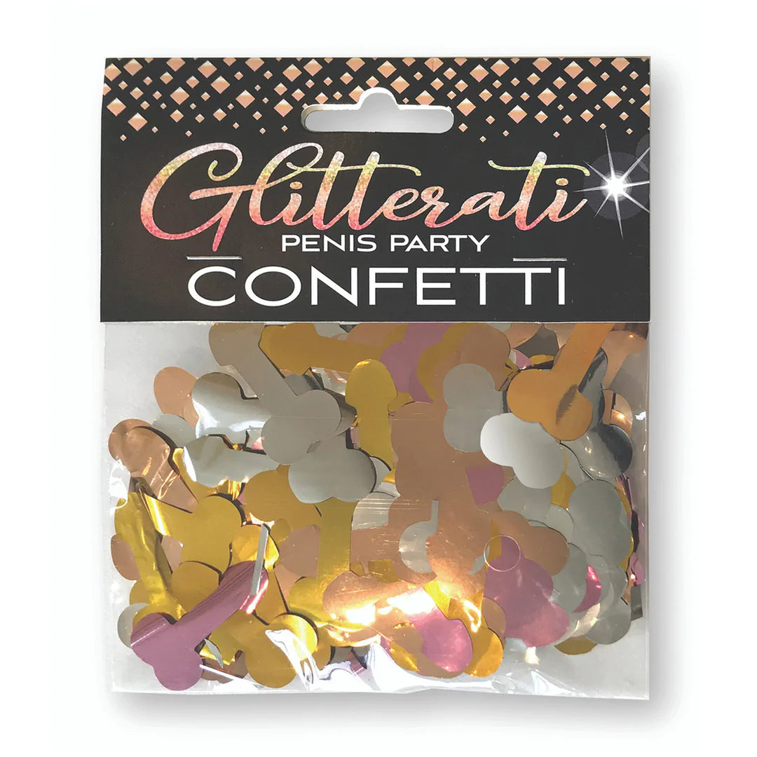 Glittrende Penis Konfetti