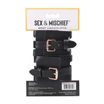 Sportsheets - S&M Brat Handcuffs Black