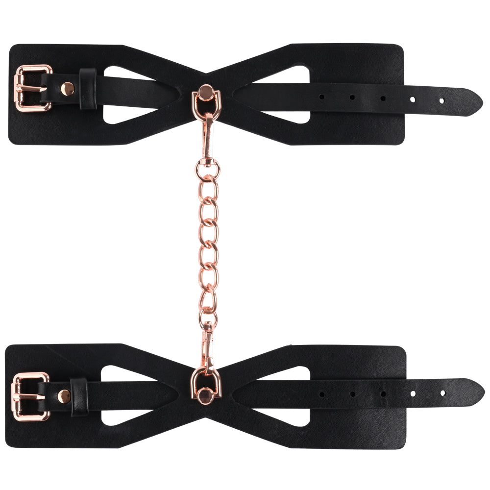 Sportsheets - S&M Brat Handcuffs Black