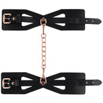 Sportsheets - S&M Brat Handcuffs Black